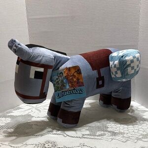 Minecraft Legends Horse Soft Plush Pillow Buddy Stuffed Animal Mojang Gaming